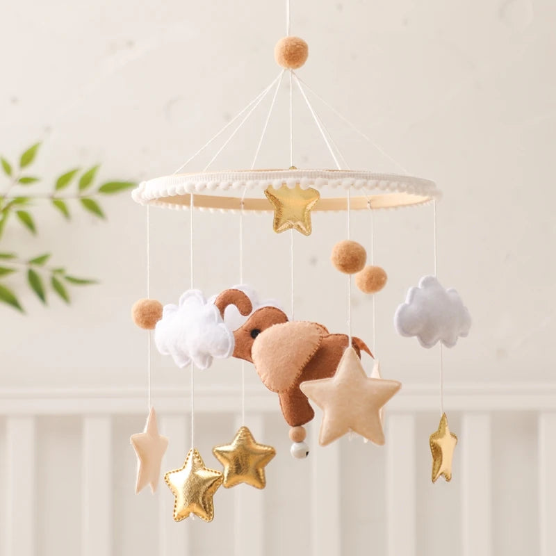 Animal Kingdom Wooden Crib Mobile