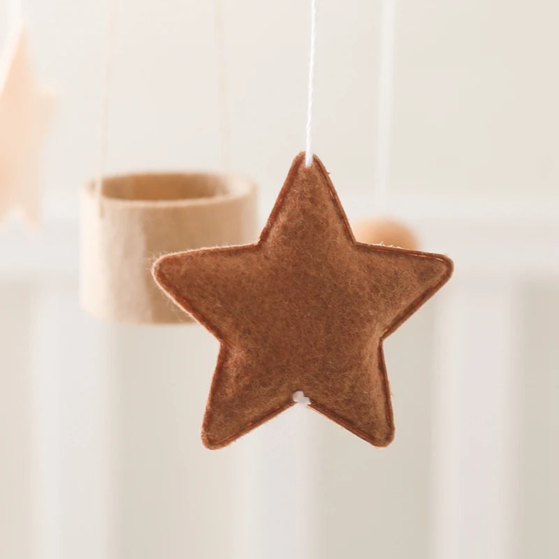Hot Air Balloon Wooden Crib Mobile