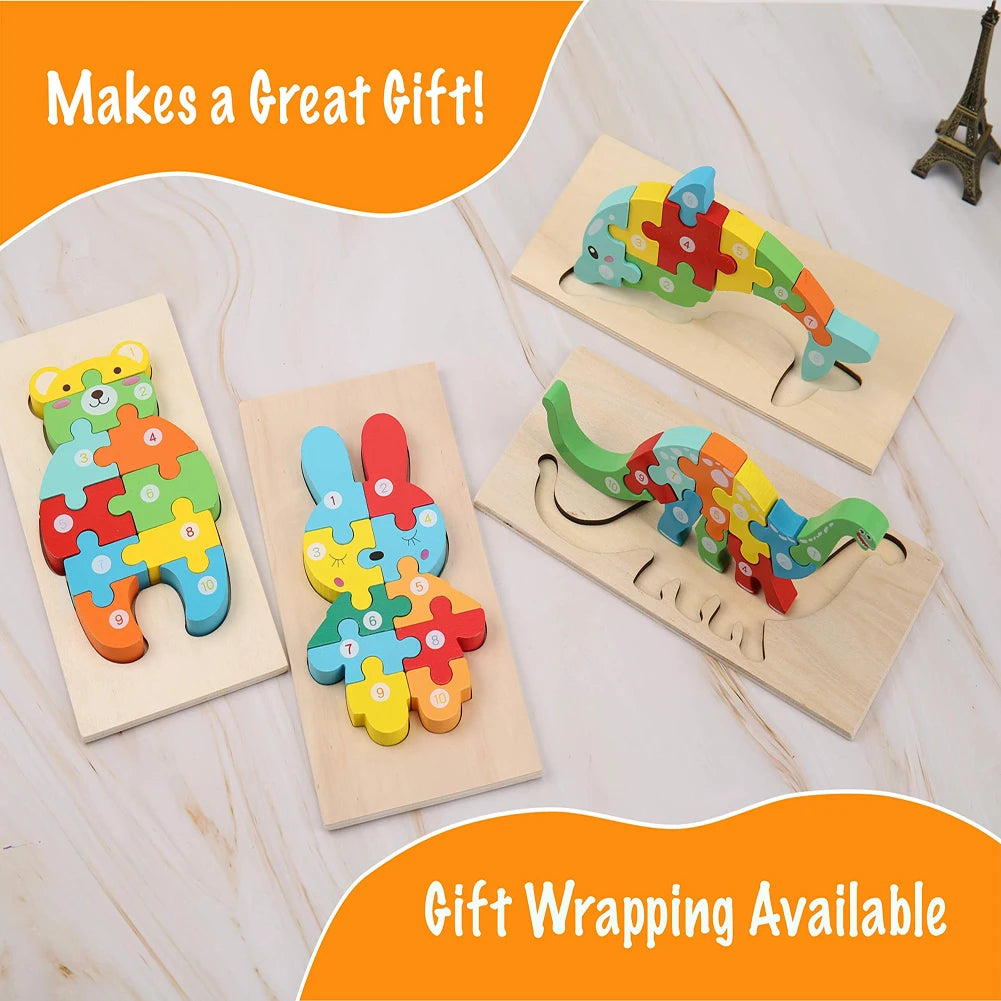 3D Animal Adventure Puzzles
