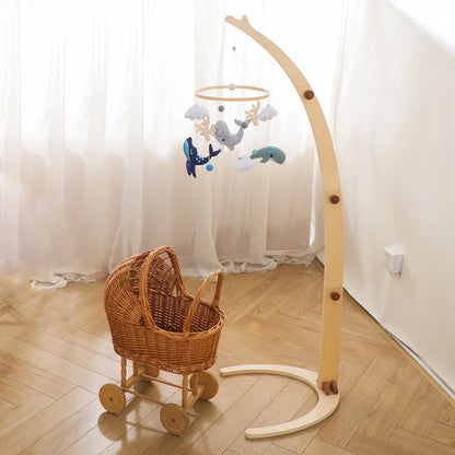 Ocean Whale Wooden Crib Mobile