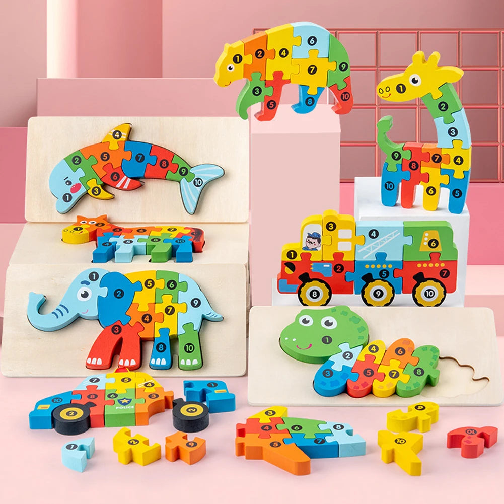 3D Animal Adventure Puzzles