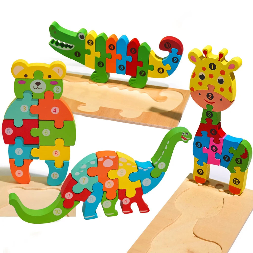3D Animal Adventure Puzzles